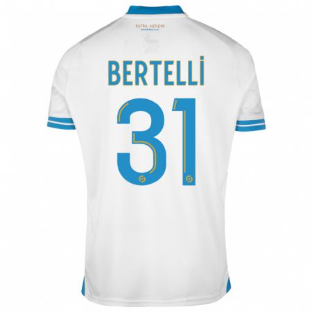 Kandiny Uomo Maglia Ugo Bertelli #31 Bianco Kit Gara Home 2023/24 Maglietta