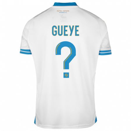 Kandiny Heren Daouda Gueye #0 Wit Thuisshirt Thuistenue 2023/24 T-Shirt België