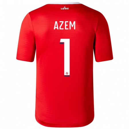 Kandiny Hombre Camiseta Floriane Azem #1 Rojo 1ª Equipación 2023/24 La Camisa