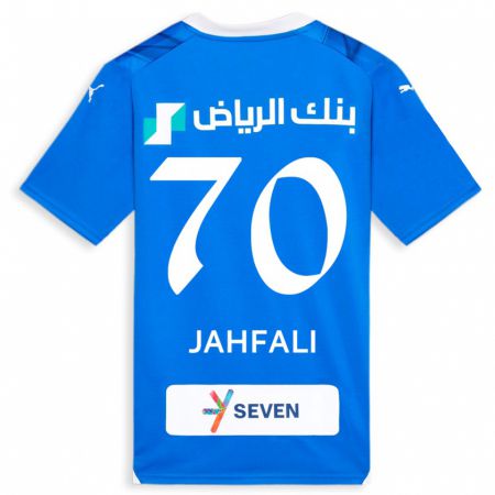 Kandiny Heren Mohammed Jahfali #70 Blauw Thuisshirt Thuistenue 2023/24 T-Shirt België