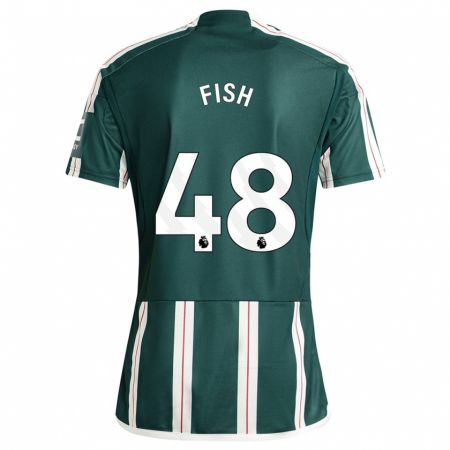 Kandiny Uomo Maglia Will Fish #48 Verde Scuro Kit Gara Away 2023/24 Maglietta