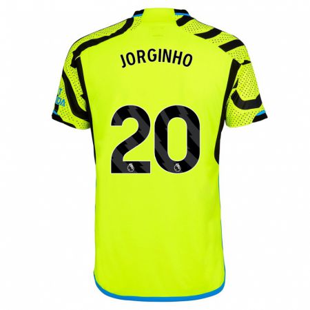 Kandiny Uomo Maglia Jorginho #20 Giallo Kit Gara Away 2023/24 Maglietta