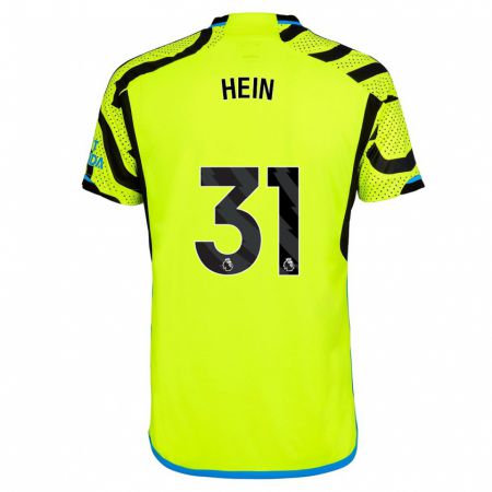 Kandiny Uomo Maglia Karl Hein #31 Giallo Kit Gara Away 2023/24 Maglietta