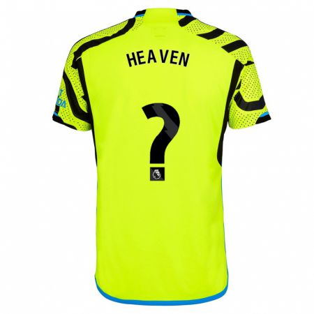 Kandiny Uomo Maglia Ayden Heaven #0 Giallo Kit Gara Away 2023/24 Maglietta