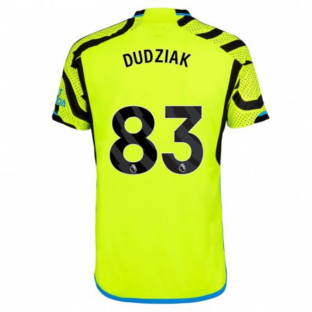 Kandiny Uomo Maglia Harrison Dudziak #83 Giallo Kit Gara Away 2023/24 Maglietta