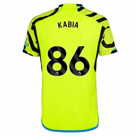 Kandiny Uomo Maglia Ismeal Kabia #86 Giallo Kit Gara Away 2023/24 Maglietta