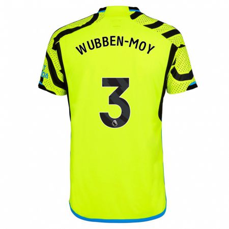 Kandiny Uomo Maglia Lotte Wubben-Moy #3 Giallo Kit Gara Away 2023/24 Maglietta