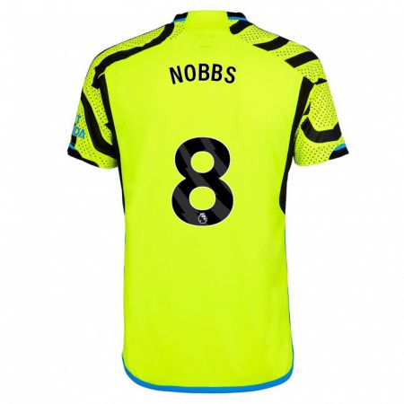 Kandiny Uomo Maglia Nobbs #8 Giallo Kit Gara Away 2023/24 Maglietta