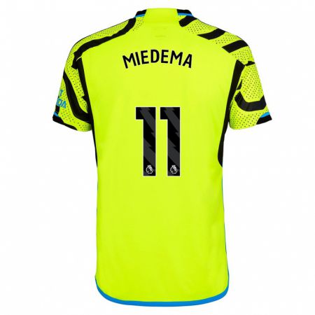 Kandiny Uomo Maglia Vivianne Miedema #11 Giallo Kit Gara Away 2023/24 Maglietta