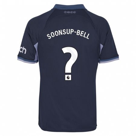 Kandiny Heren Jude Soonsup-Bell #0 Donkerblauw Uitshirt Uittenue 2023/24 T-Shirt België