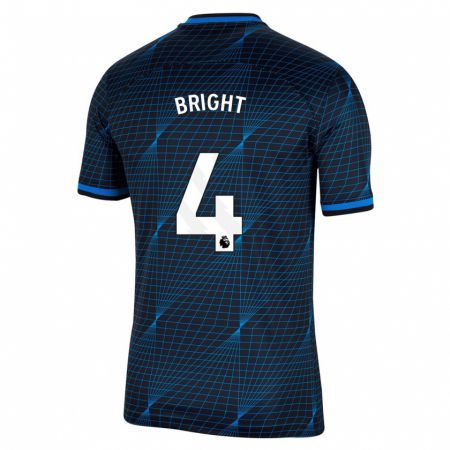 Kandiny Uomo Maglia Millie Bright #4 Blu Scuro Kit Gara Away 2023/24 Maglietta