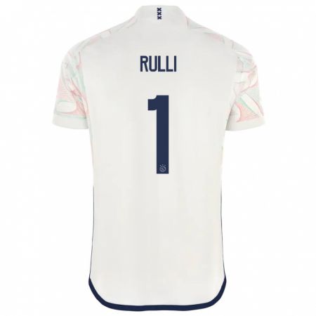 Kandiny Uomo Maglia Gerónimo Rulli #1 Bianco Kit Gara Away 2023/24 Maglietta