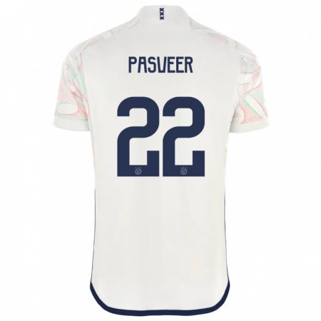 Kandiny Hombre Camiseta Remko Pasveer #22 Blanco 2ª Equipación 2023/24 La Camisa México