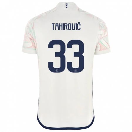 Kandiny Uomo Maglia Benjamin Tahirovic #33 Bianco Kit Gara Away 2023/24 Maglietta