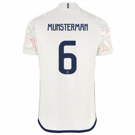 Kandiny Uomo Maglia Marthe Munsterman #6 Bianco Kit Gara Away 2023/24 Maglietta