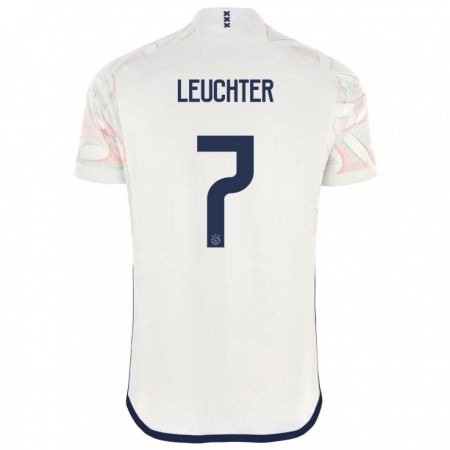 Kandiny Hombre Camiseta Romée Leuchter #7 Blanco 2ª Equipación 2023/24 La Camisa México