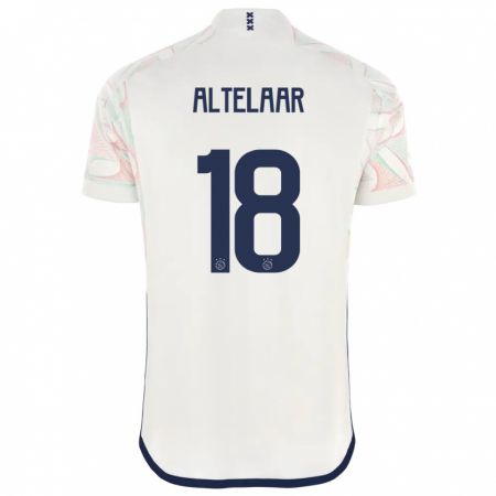 Kandiny Uomo Maglia Jamie Altelaar #18 Bianco Kit Gara Away 2023/24 Maglietta