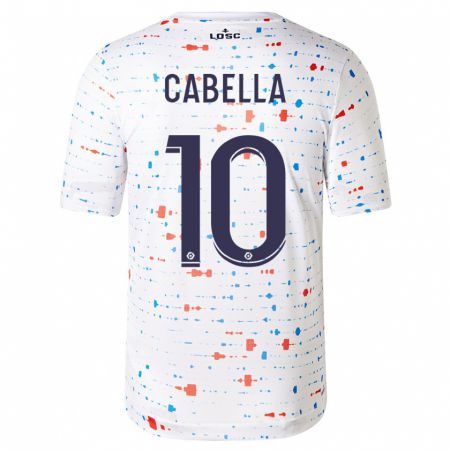 Kandiny Uomo Maglia Rémy Cabella #10 Bianco Kit Gara Away 2023/24 Maglietta