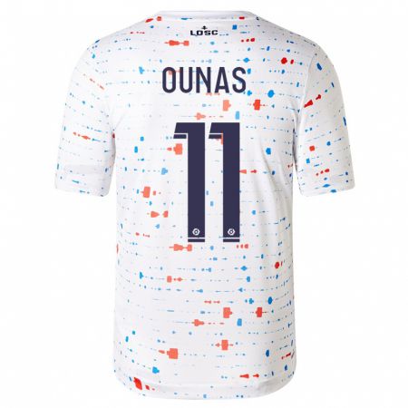 Kandiny Uomo Maglia Adam Ounas #11 Bianco Kit Gara Away 2023/24 Maglietta