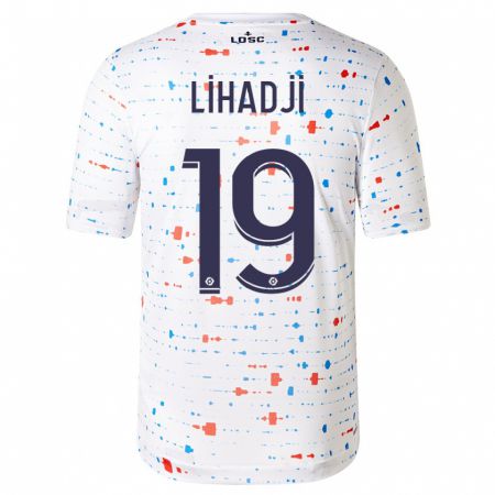 Kandiny Uomo Maglia Isaac Lihadji #19 Bianco Kit Gara Away 2023/24 Maglietta