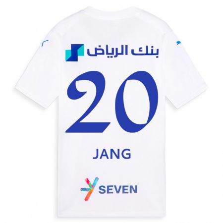 Kandiny Uomo Maglia Hyun-Soo Jang #20 Bianco Kit Gara Away 2023/24 Maglietta