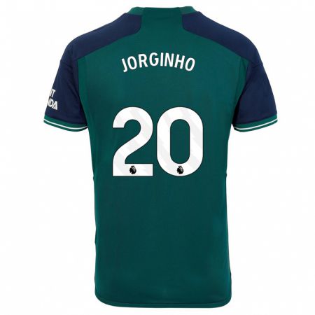 Kandiny Uomo Maglia Jorginho #20 Verde Kit Gara Third 2023/24 Maglietta