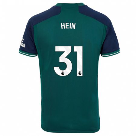 Kandiny Uomo Maglia Karl Hein #31 Verde Kit Gara Third 2023/24 Maglietta