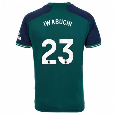 Kandiny Herren Mana Iwabuchi #23 Grün Ausweichtrikot Trikot 2023/24 T-Shirt Österreich