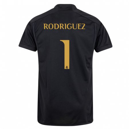 Kandiny Uomo Maglia Misa Rodriguez #1 Nero Kit Gara Third 2023/24 Maglietta