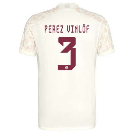 Kandiny Heren Matteo Perez Vinlöf #3 Gebroken Wit Thuisshirt Derde Tenue 2023/24 T-Shirt België