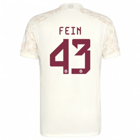 Kandiny Hombre Camiseta Adrian Fein #43 Blanquecino Equipación Tercera 2023/24 La Camisa