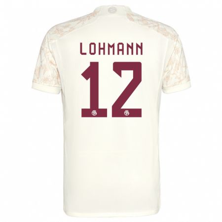 Kandiny Heren Sydney Lohmann #12 Gebroken Wit Thuisshirt Derde Tenue 2023/24 T-Shirt België