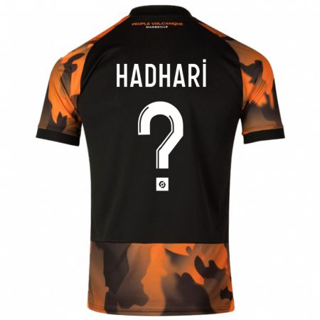 Kandiny Herren Ibtoihi Hadhari #0 Schwarzorange Ausweichtrikot Trikot 2023/24 T-Shirt Österreich