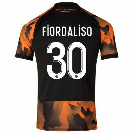 Kandiny Uomo Maglia Thelma Fiordaliso #30 Nero Arancione Kit Gara Third 2023/24 Maglietta