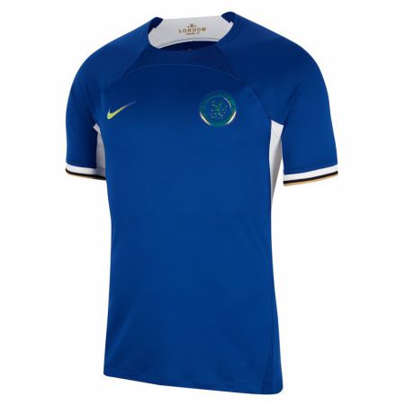 Kandiny Damen Michy Batshuayi #23 Blau Heimtrikot Trikot 2023/24 T-Shirt Österreich