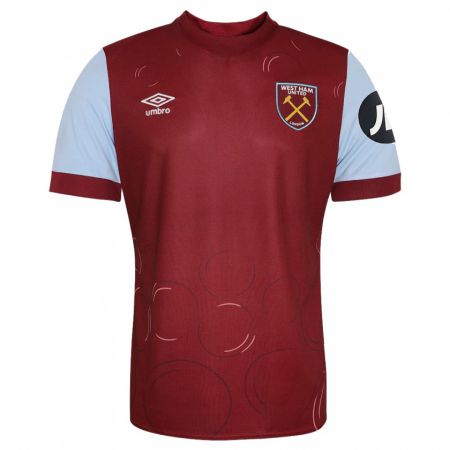 Kandiny Mujer Camiseta Darren Randolph #35 Granate 1ª Equipación 2023/24 La Camisa