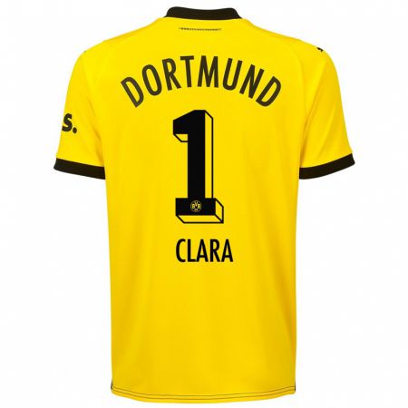 Kandiny Donna Maglia Woltering Clara #1 Giallo Kit Gara Home 2023/24 Maglietta