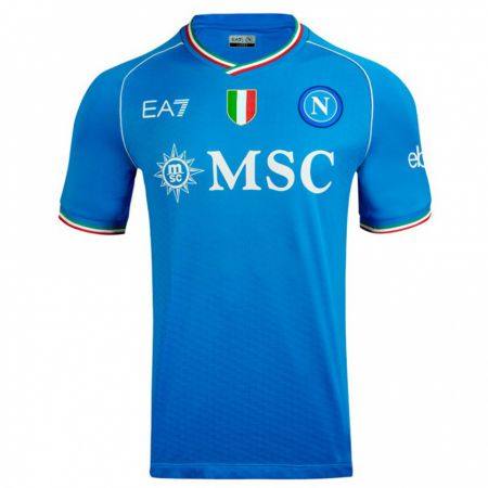 Kandiny Donna Maglia Fabio Scognamiglio #14 Cielo Blu Kit Gara Home 2023/24 Maglietta