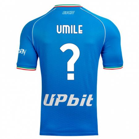 Kandiny Dames Bruno Umile #0 Hemelsblauw Thuisshirt Thuistenue 2023/24 T-Shirt België