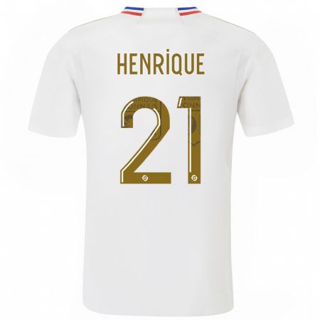 Kandiny Dames Henrique Silva #21 Wit Thuisshirt Thuistenue 2023/24 T-Shirt België