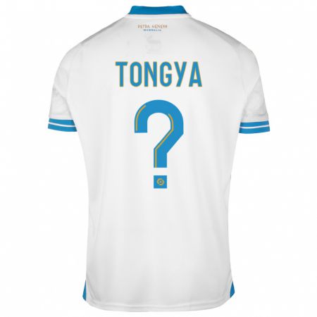 Kandiny Donna Maglia Franco Tongya #0 Bianco Kit Gara Home 2023/24 Maglietta