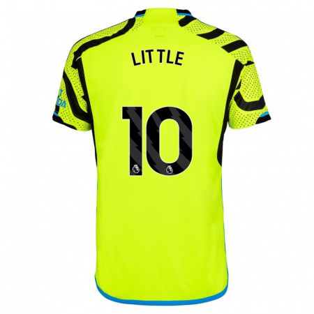 Kandiny Donna Maglia Kim Little #10 Giallo Kit Gara Away 2023/24 Maglietta