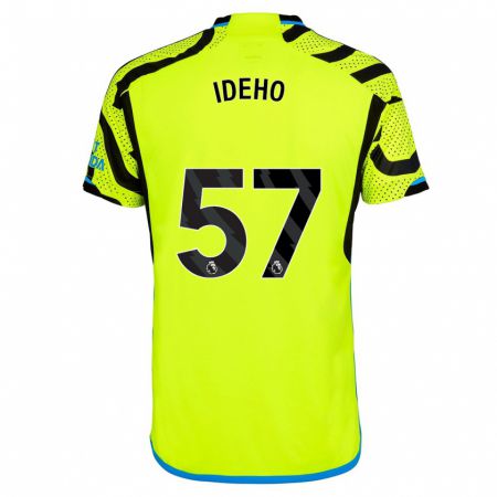 Kandiny Donna Maglia Joel Ideho #57 Giallo Kit Gara Away 2023/24 Maglietta