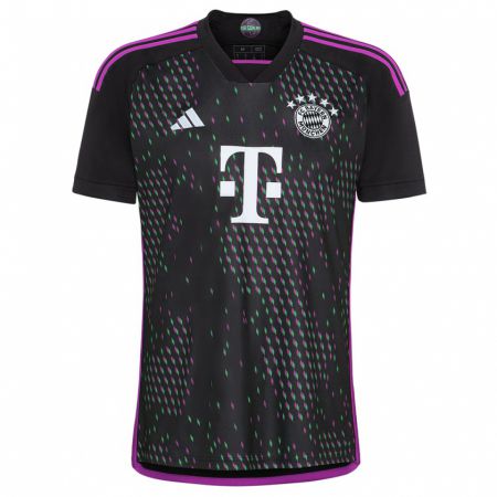 Kandiny Mujer Camiseta Justin Janitzek #5 Negro 2ª Equipación 2023/24 La Camisa