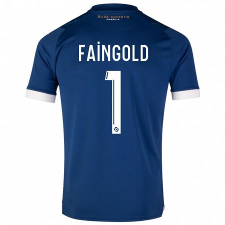 Kandiny Donna Maglia Abbie Faingold #1 Blu Scuro Kit Gara Away 2023/24 Maglietta