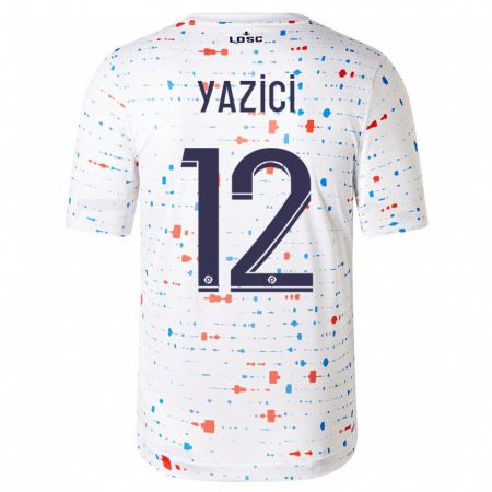 Kandiny Donna Maglia Yusuf Yazici #12 Bianco Kit Gara Away 2023/24 Maglietta