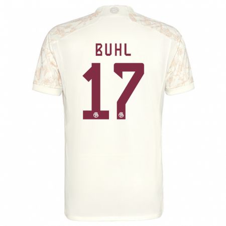 Kandiny Mujer Camiseta Klara Buhl #17 Blanquecino Equipación Tercera 2023/24 La Camisa