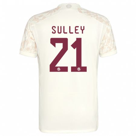 Kandiny Mujer Camiseta Williams Baffour Sulley #21 Blanquecino Equipación Tercera 2023/24 La Camisa