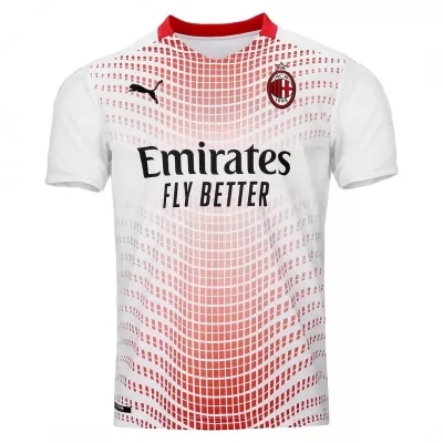 Bambino Calcio Theo Hernandez #19 Kit Gara Away Bianco Maglia 2020/21 Camicia