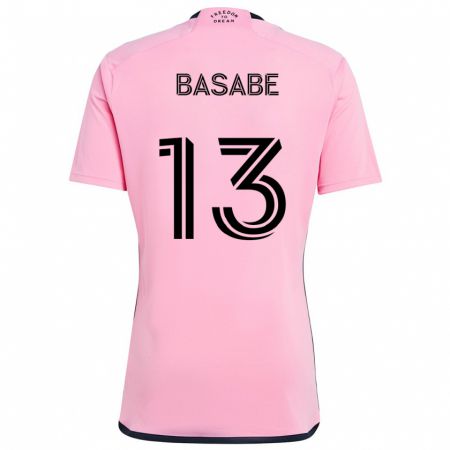 Kandiny Bambino Maglia Samuel Basabe #13 Rosa Kit Gara Home 2024/25 Maglietta